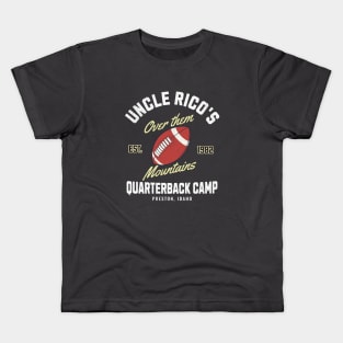 Uncle Rico's Quarterback Camp - Est. 1982 Kids T-Shirt